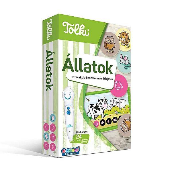 Tolki Interaktív beszélő memóriajáték – Állatok
