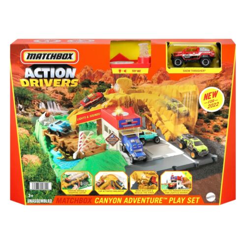 Matchbox nagy pályaszett – Canyon Adventure