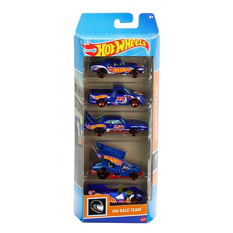 Hot Wheels 5 darabos kisautó készlet HW Race Team