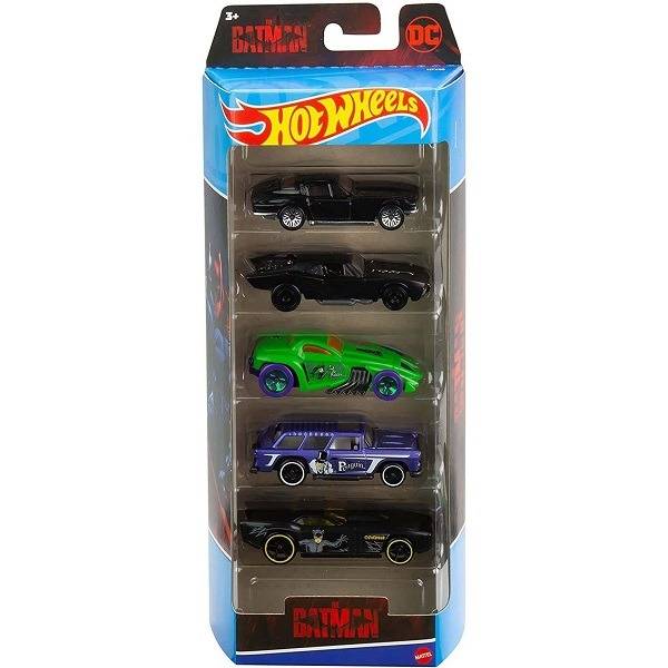 Hot Wheels 5 darabos kisautó készlet Batman II