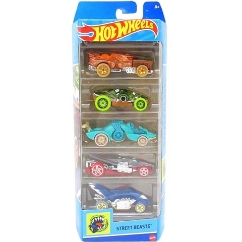 Hot Wheels 5 darabos kisautó készlet Street Beasts II