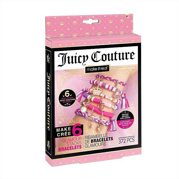 Make It Real Juicy Couture karkötőkészítő szett – Glamour bojtok