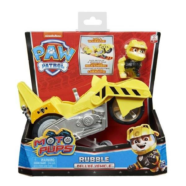 Mancs őrjárat Deluxe jármű MOTO PUPS Rubble motorral
