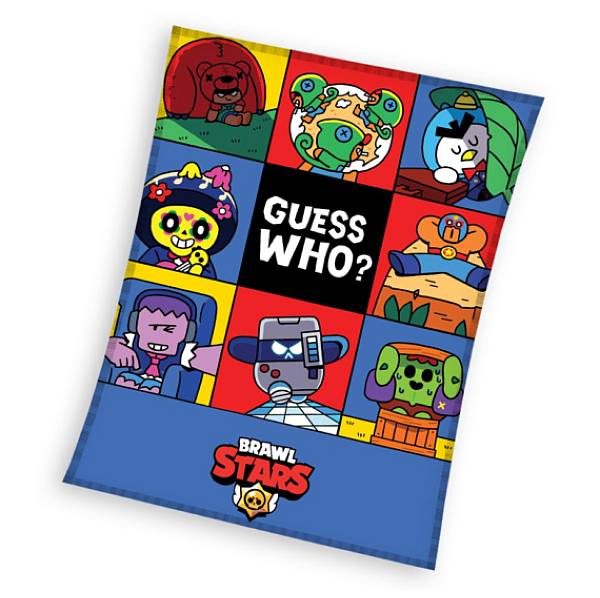 Brawl Stars polár takaró 110×140 cm – Guess who