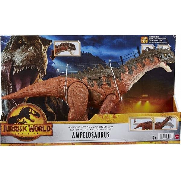 Jurassic World támadó dínó figura – Ampelosaurus