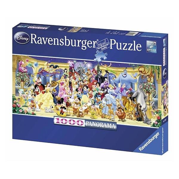 Ravensburger Panoráma puzzle 1000 db-os – Disney csoportkép