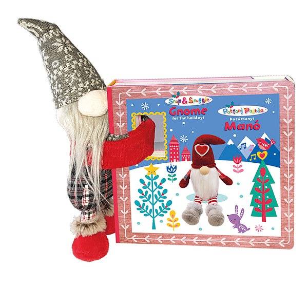 Pattanj pajtás Karácsonyi Manó – képeskönyv plüss figurával