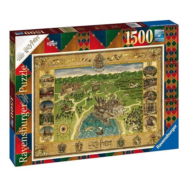 Ravensburger puzzle 1500 db-os – Harry Potter: Roxforti térkép