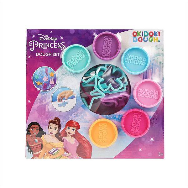 Disney hercegnők gyurma készlet 6 színű – formák