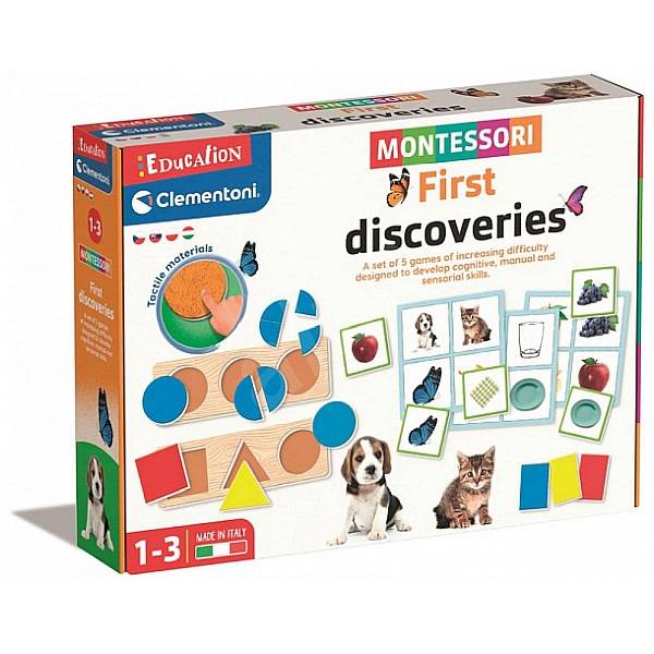 Clementoni Montessori Első játékaim felfedező készlet