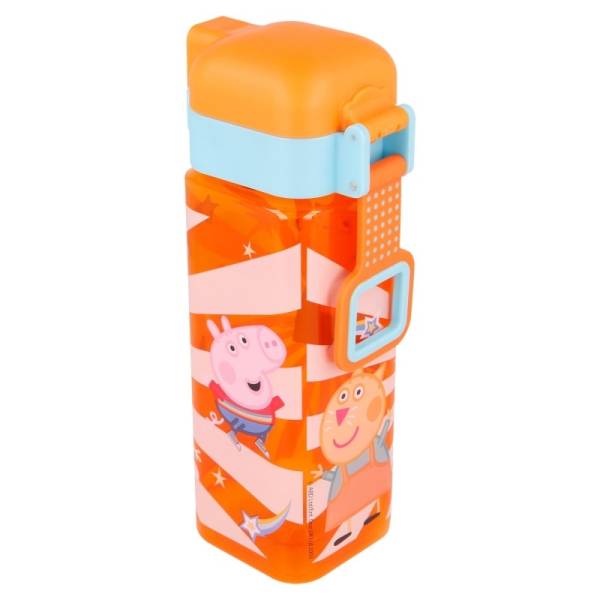 Szögletes Peppa malac kulacs 550 ml