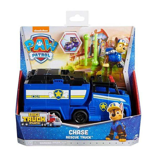 Mancs őrjárat Big Truck Pups mentőkamion figurával – Chase