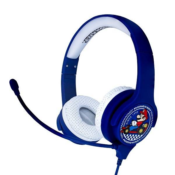 Super Mario KIDS interaktív fejhallgató – Mariokart kék