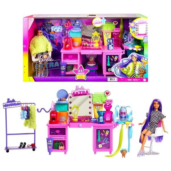 Barbie Extravagáns – Öltözőszoba babával