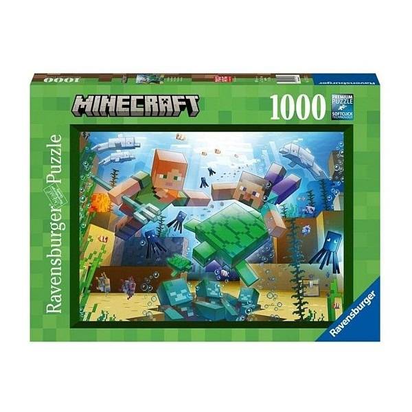 Ravensburger puzzle 1000 db-os – Minecraft vízi világ