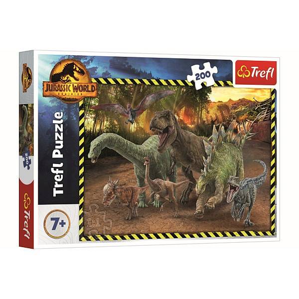 Trefl dinoszauruszos puzzle 200 db-os – Jurassic World