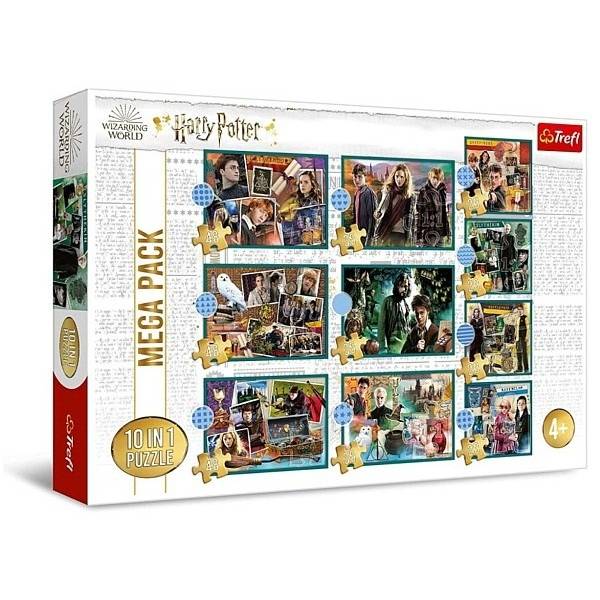 Harry Potter puzzle 10 az 1-ben – Trefl Mega Pack