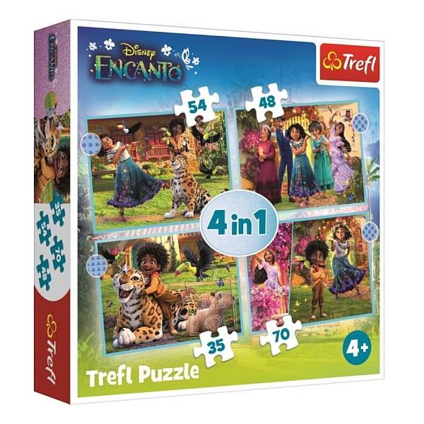 Encanto puzzle 4 az 1-ben Trefl
