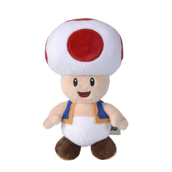 Super Mario plüss figura 20 cm – Toad