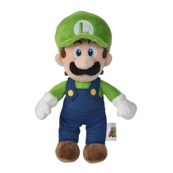 Super Mario plüss figura 20 cm – Luigi