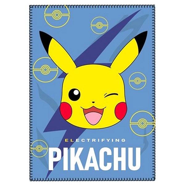 Pokémon polár takaró 100×140 cm – Pikachu