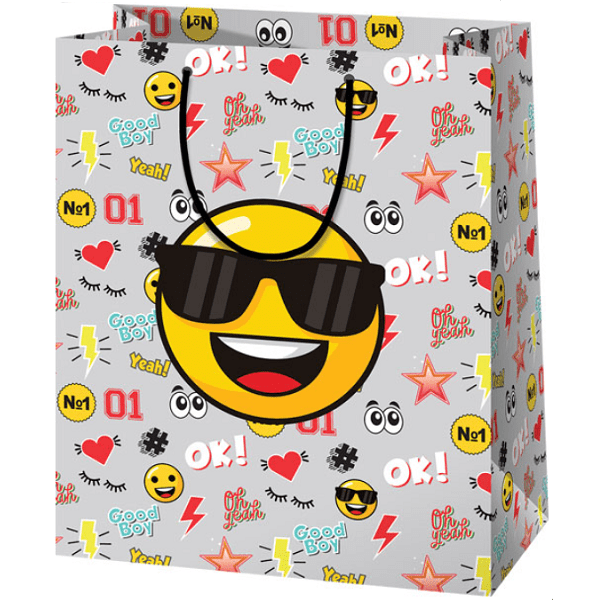 Emoji ajándéktasak – nagy