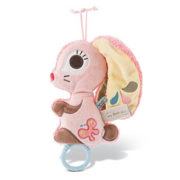 NICI zenélő plüss figura akasztóval – Hopsali nyuszi