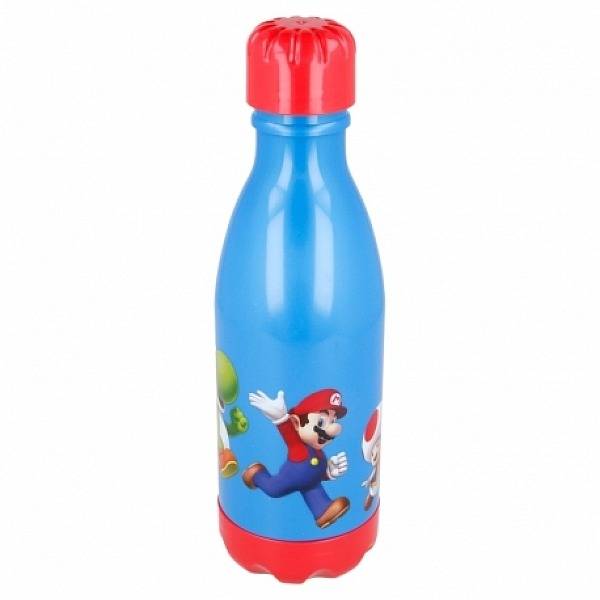 Super Mario műanyag kulacs 560 ml – kék