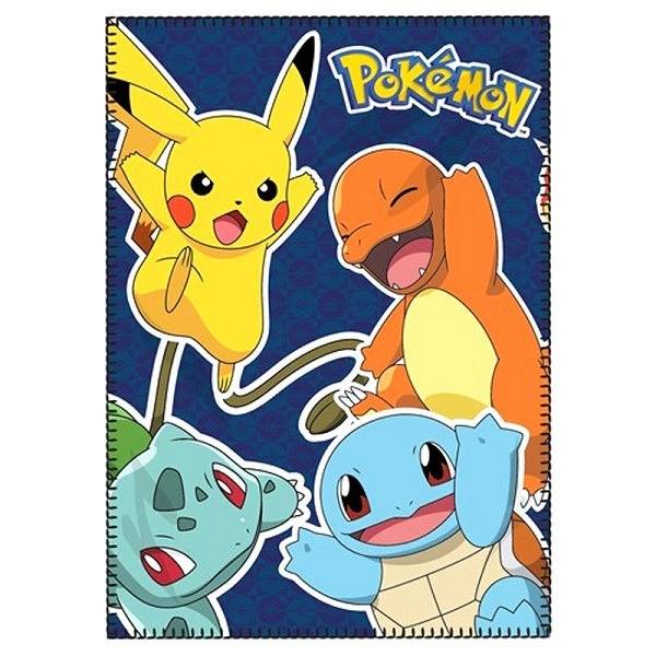 Pokémon polár takaró 100×140 cm – A csapat