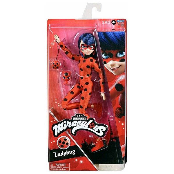 Miraculous Katicabogár baba Tikkivel és amulettel 26 cm