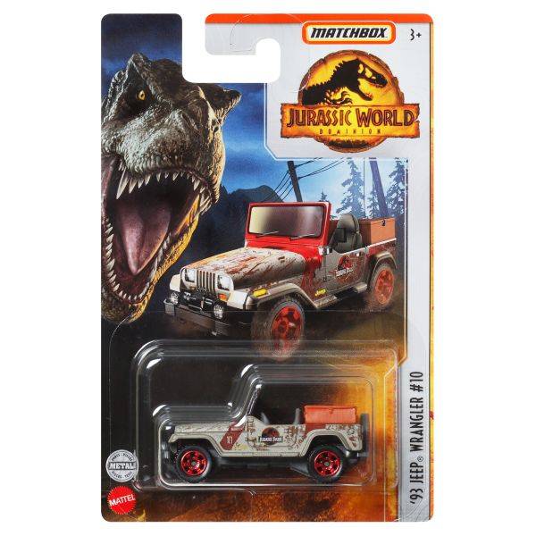Matchbox Jurassic World kisautó – ’93 Jeep Wrangler #10
