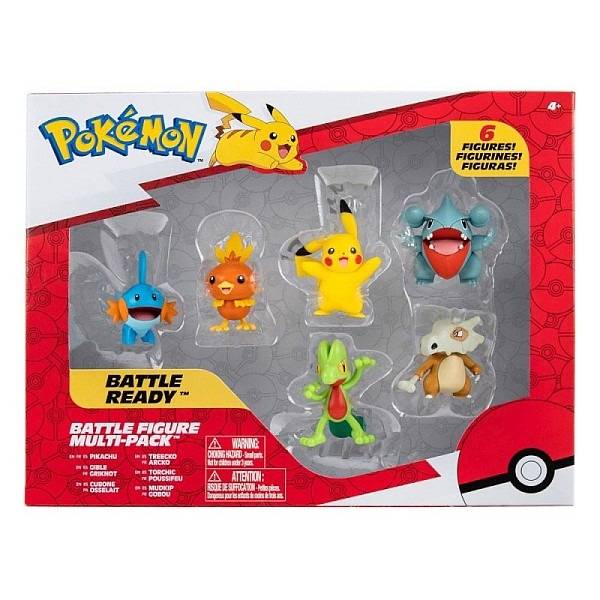 Pokémon figura szett 6 db-os – Pikachu