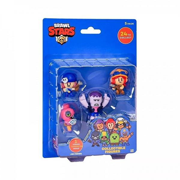 Brawl Stars figura 4+1 db-os szett – Frank, Jessie, Tara, Penny