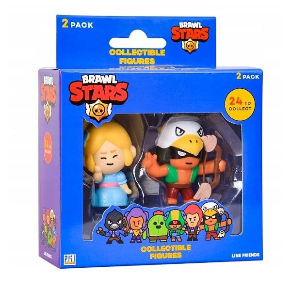 Brawl Stars figura 2 db-os szett – Piper és Bo