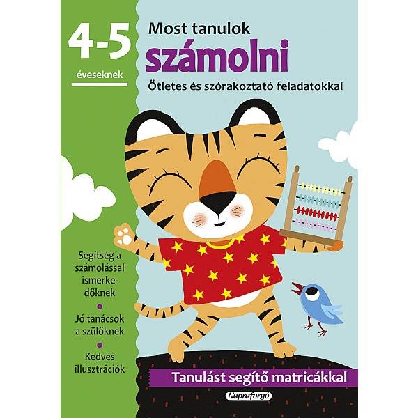 Most tanulok számolni – Foglalkoztató 4-5 éveseknek