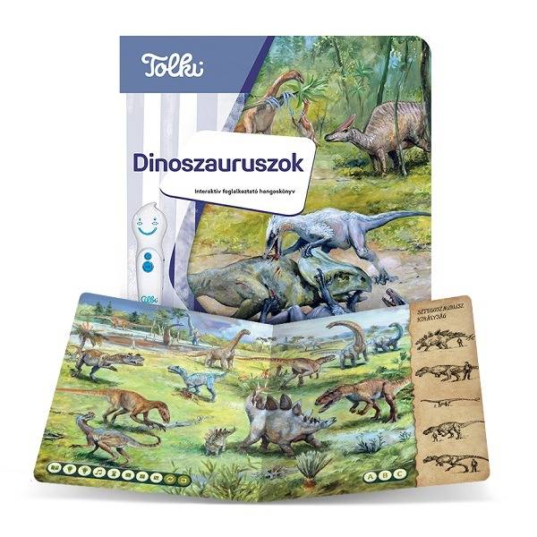 Tolki Interaktív foglalkoztató könyv – Dinoszauruszok