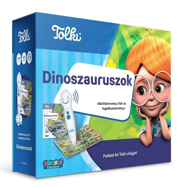 Tolki Interaktív foglalkoztató könyv szettben – Dinoszauruszok