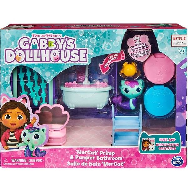 Gabby’s Dollhouse MerCat fürdőszobája játékszett
