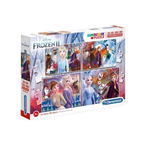 Jégvarázs 2 puzzle 4 az 1-ben Clementoni Supercolor