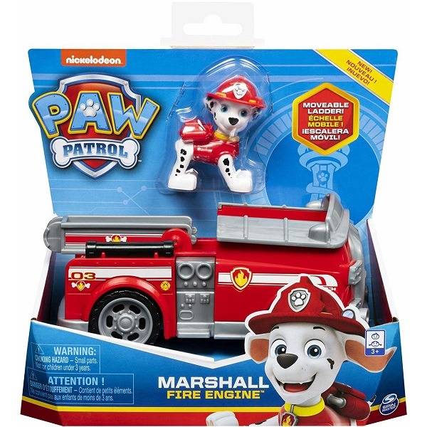 Mancs őrjárat alap jármű figurával - Marshall tűzoltóautóval