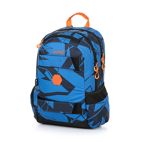 OXYBAG ergonomikus iskolatáska hátizsák - Blue Shapes