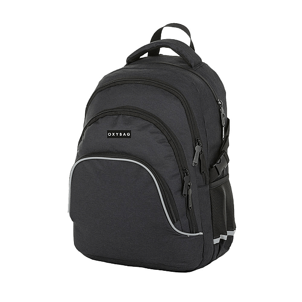 OXYBAG ergonomikus iskolatáska hátizsák - Fekete