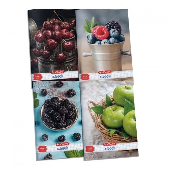 Herlitz A4-es kockás füzet 32 lapos - Fruit