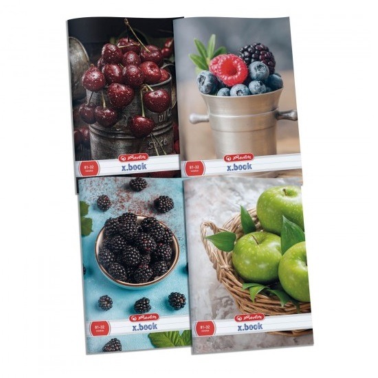 Herlitz A4-es vonalas füzet 32 lapos - Fruit