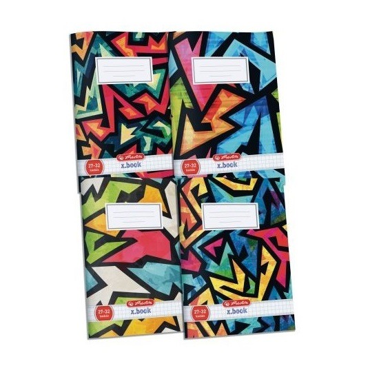 Herlitz A4-es vonalas füzet 32 lapos - Neon