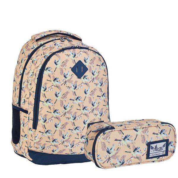 HASH madaras ergonomikus iskolatáska, hátizsák tolltartóval