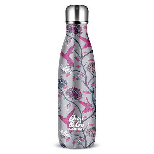 Coolpack Drink & Go fém kulacs, termosz 500ml - Silence