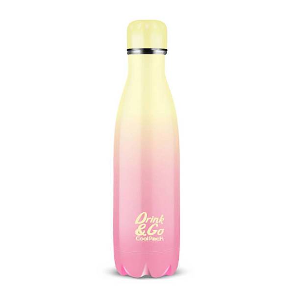 Coolpack Drink & Go fém kulacs, termosz 500ml - Gradient Peach