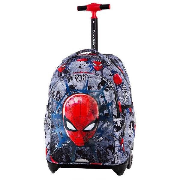 Coolpack gurulós iskolatáska JACK - Spiderman Black