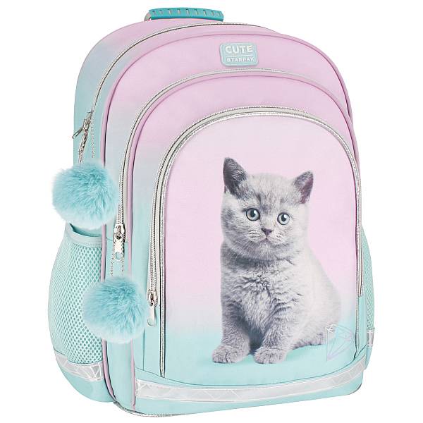 Cicás ergonomikus iskolatáska hátizsák DIAMOND - Starpak